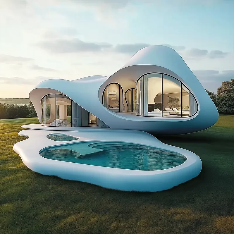 Villa Resort Cabin House Garden Container Tiny Home for Sale